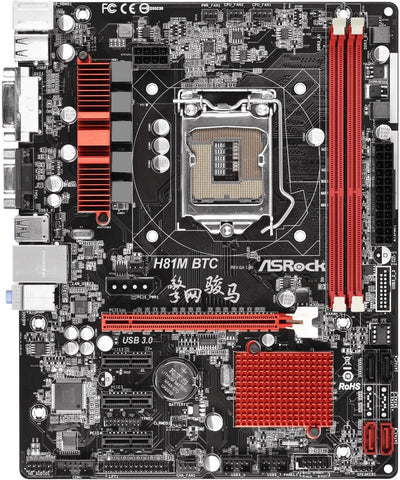 ASROCK H81M BTC - Carte Mère Express